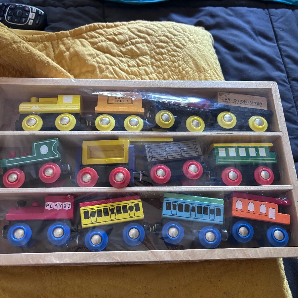 Wooden Train Set